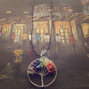 Tree of life necklace.
